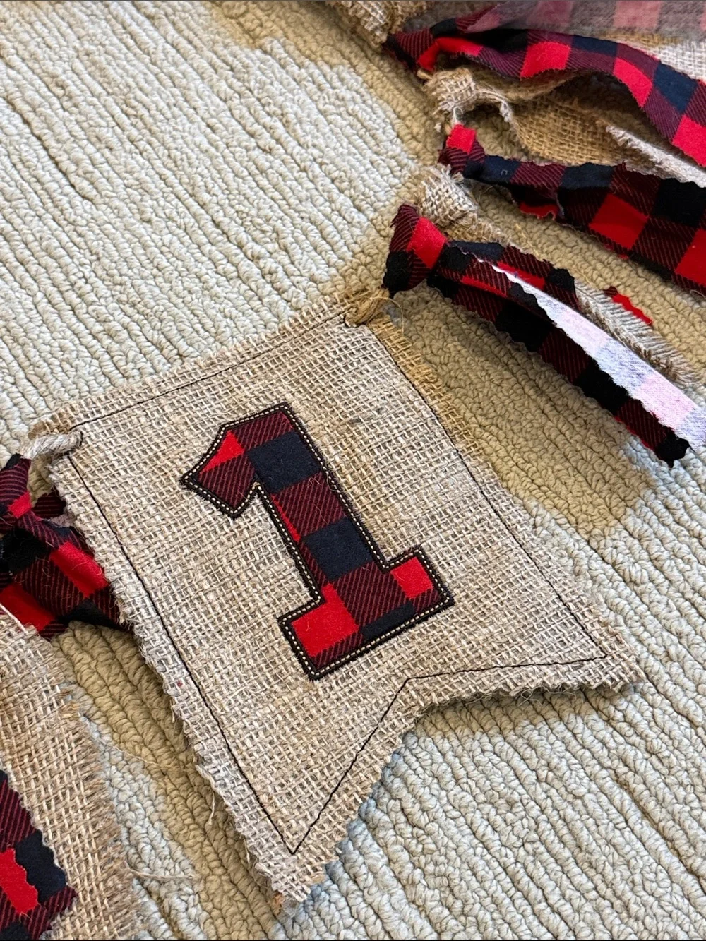 N/A rustic burlap